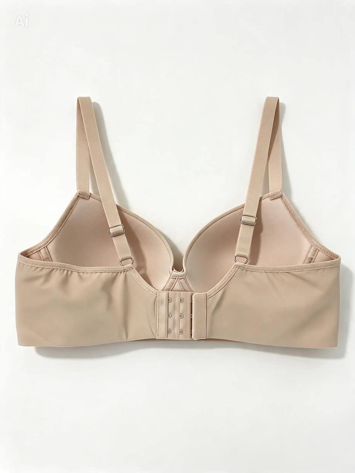 Plus size solid reinforced bra