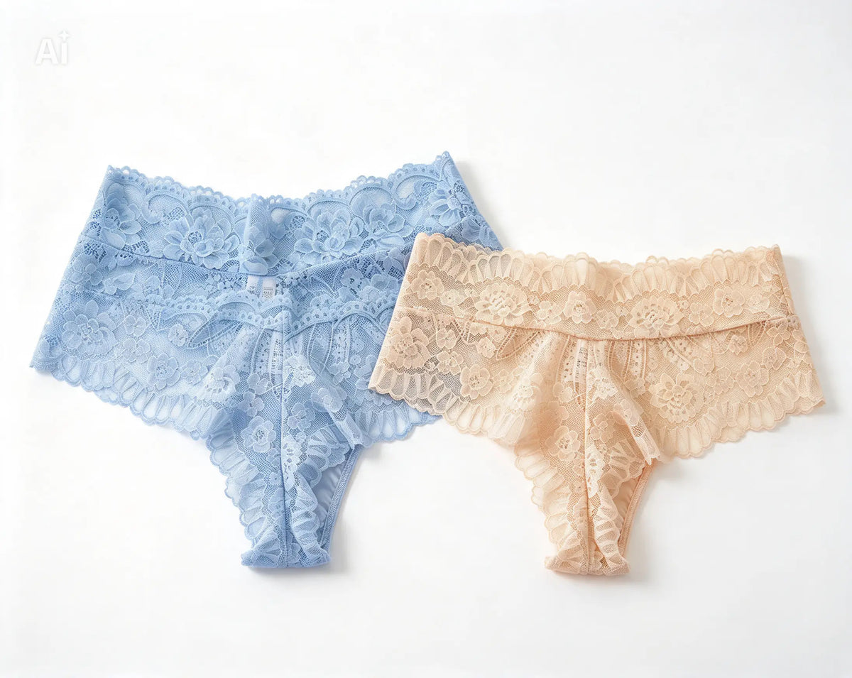 Kit de 3 calcinhas de Renda
