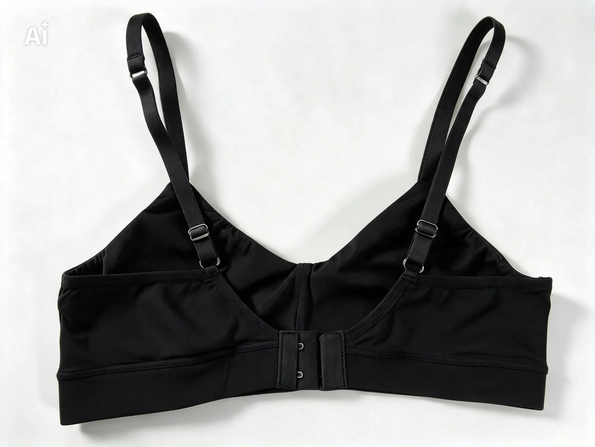 Non-padded reinforced bra