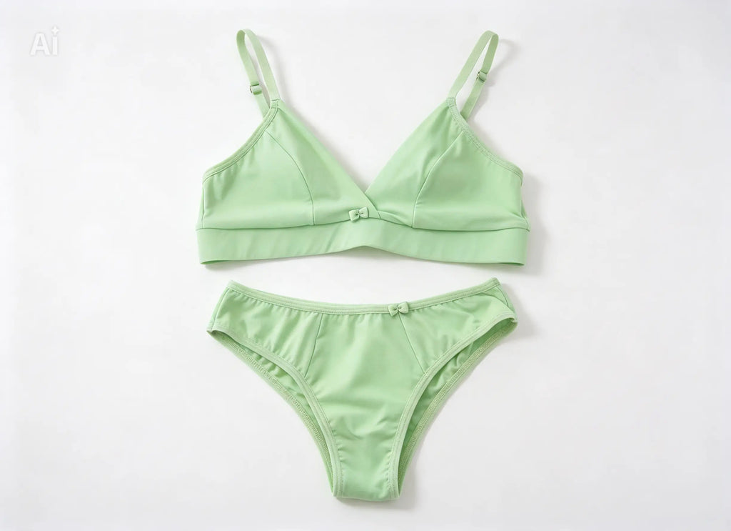 Conjunto verde limão