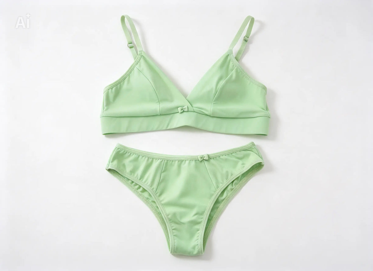 Conjunto verde limão