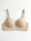 Plus size solid reinforced bra