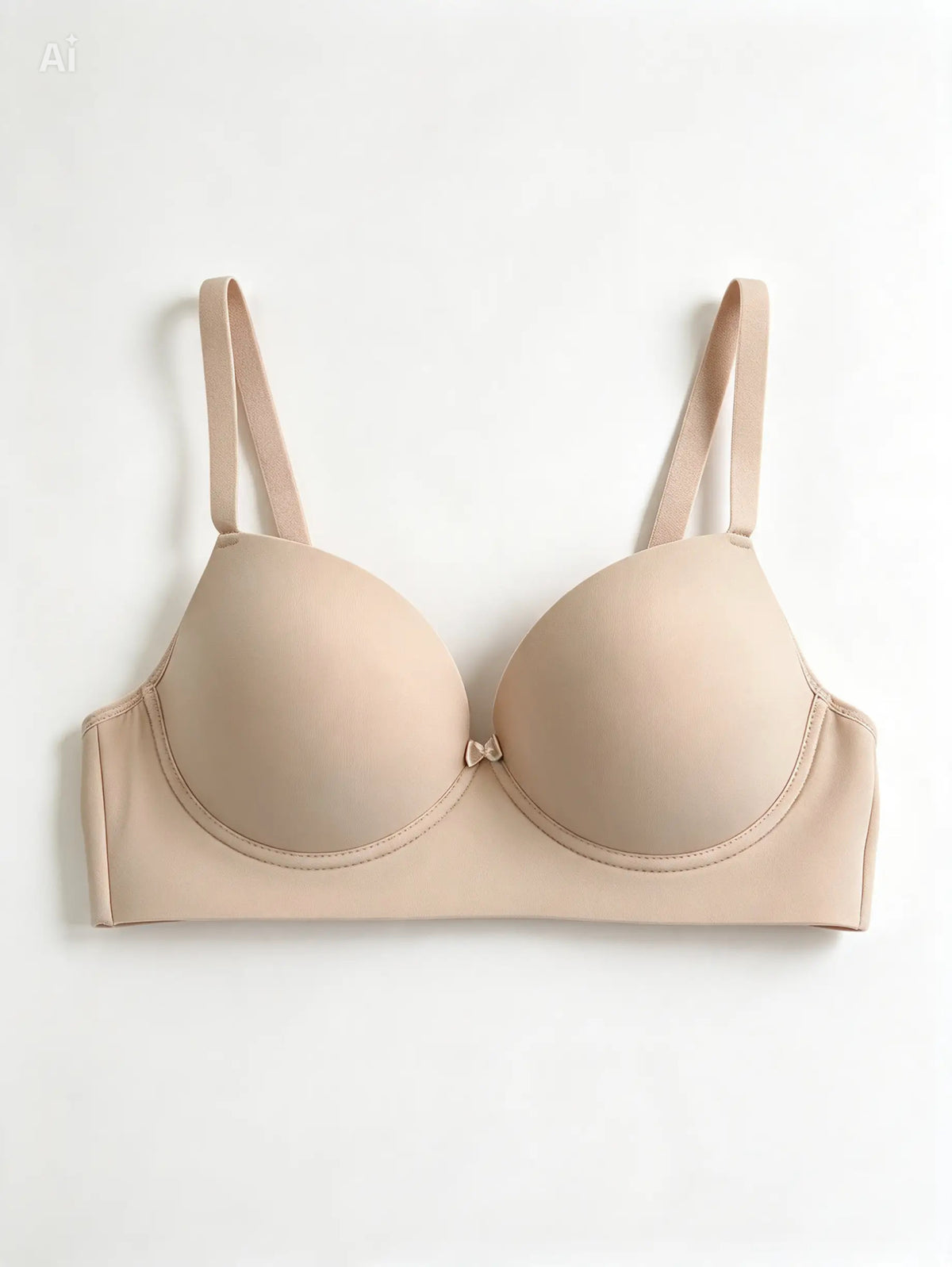 Plus size solid reinforced bra
