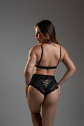 LINGERIE FLORADO COM DETALHES EM CETIM